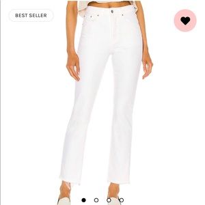 Grlfrnd Revolve White Jeans
